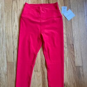 Beyond Yoga Red Space Dye Legging - size medium